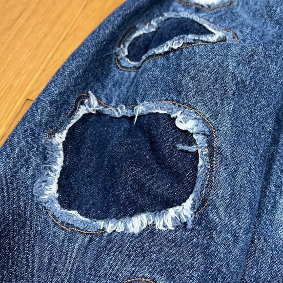 Helmut Lang Men’s MR 87 Large Distressed Grunge Denim Jacket Designer USA Made - Picture 12 of 14